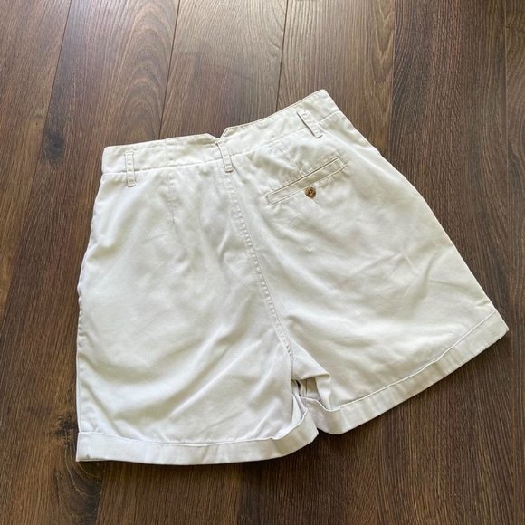 Vintage High Waisted Cotton Shorts - Picture 2 of 3